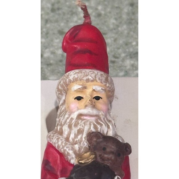 Robert Alan Santa Claus Candle Sticks 10"Set Christmas Taper Orginal Box Vtg 90s - Picture 5 of 9